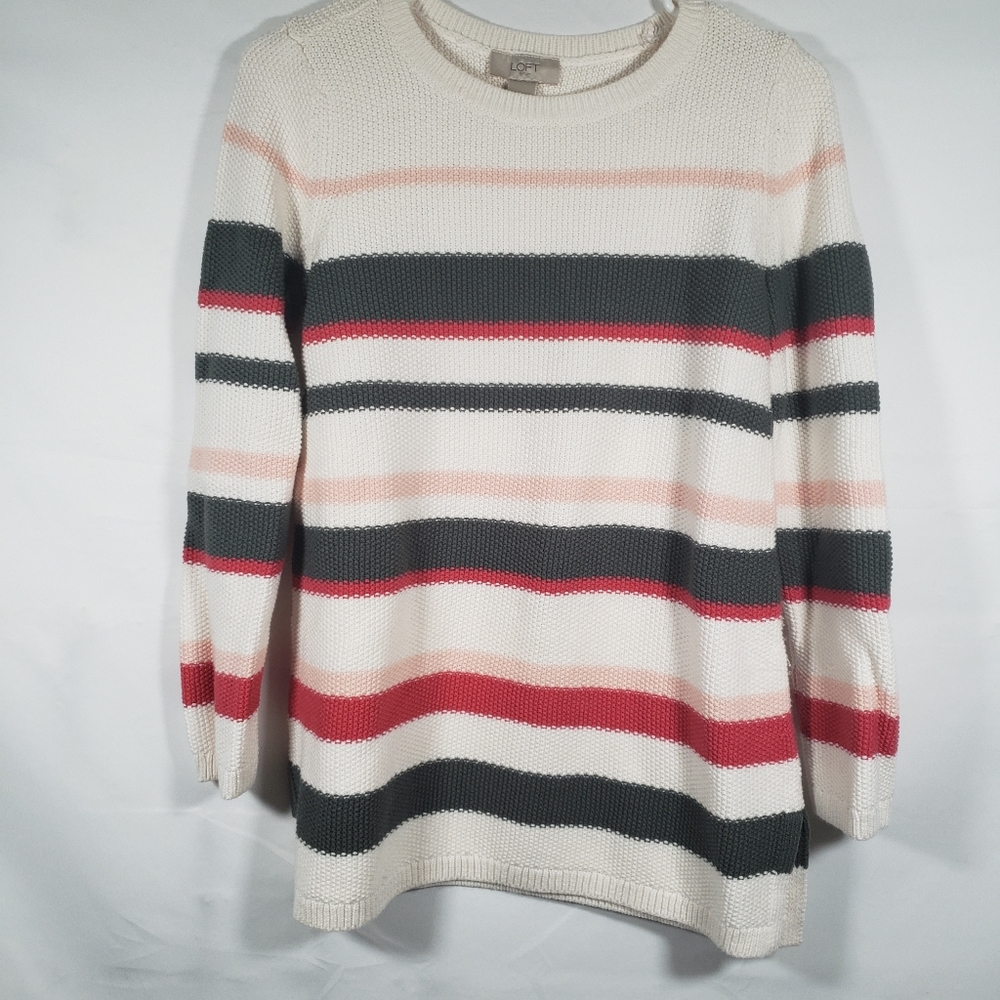 LOFT Striped Sweater S